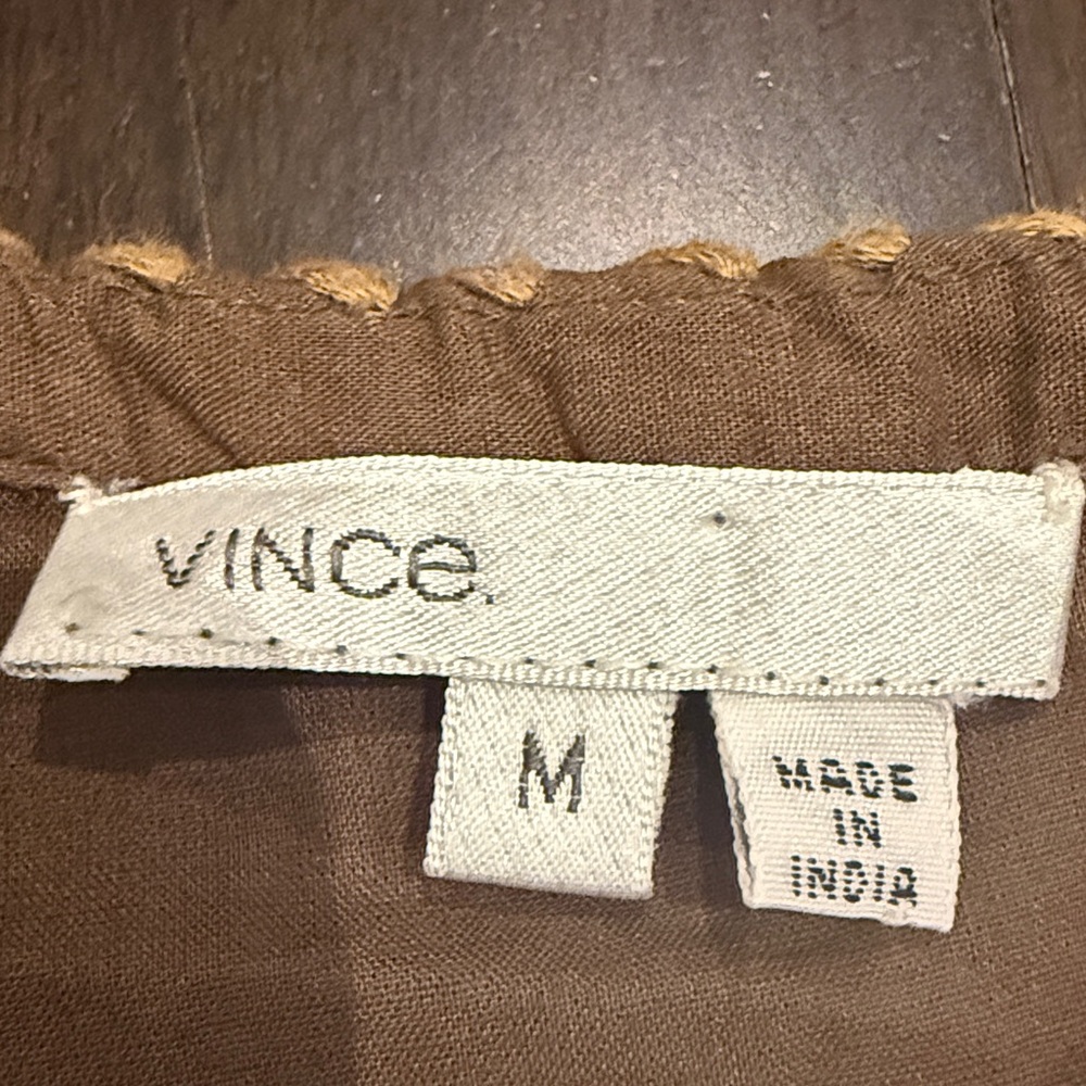 Vince Brown A-Line Skirt with Embroidery & Beading
Vintage Boho Chic
Size M - Picture 4 of 11